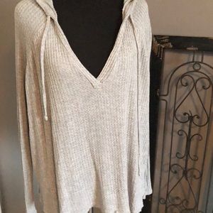 Casual Light weight top with hood size small